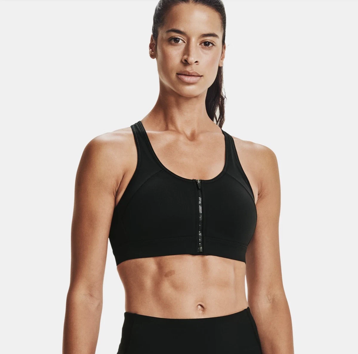 Under Armour Eclipse High-Zip Sports Bra, Sz: 36A, 1293829-001