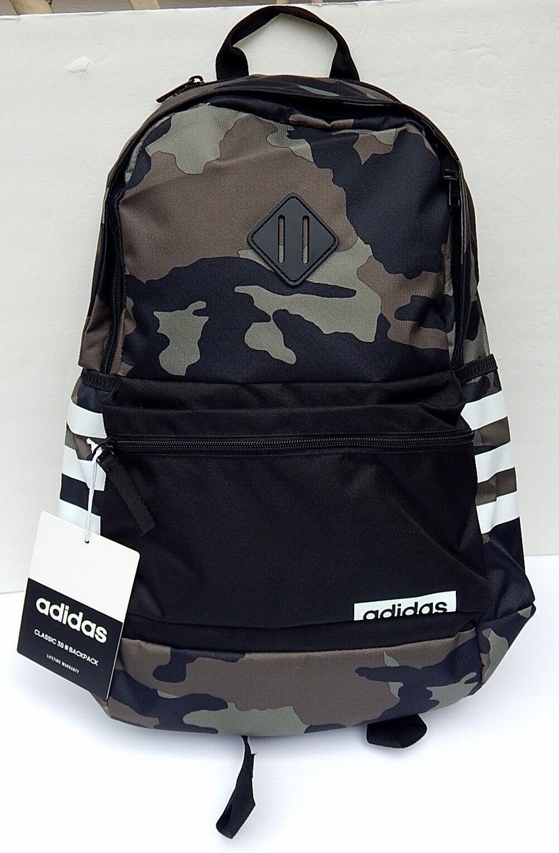 adidas classic camouflage backpack Originals Camo Black 80s Casual Classics this backpack is thoughtfully designed to keep your essentials safe and organized Adidas CLASSIC 3S III Backpack