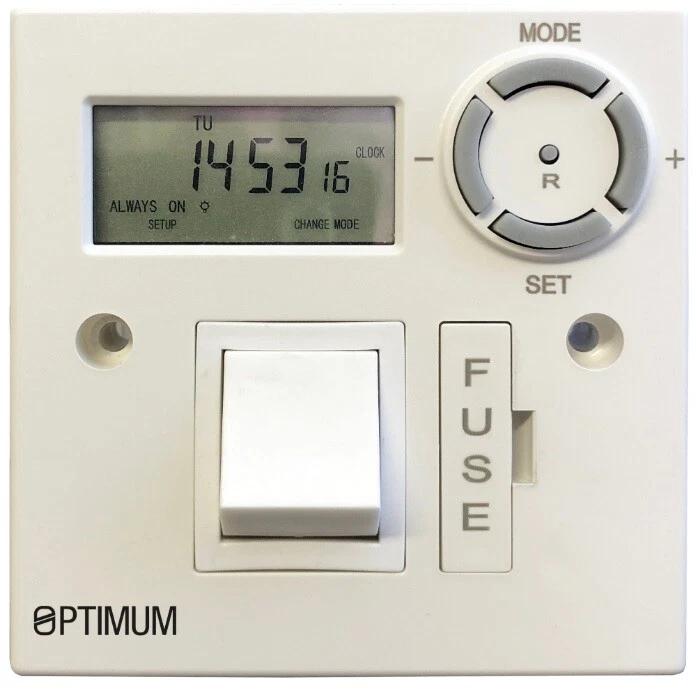OPTIMUM Digital LED Fused Switched Spur 7 Day 3kw Timer Time Switch OP-DFST
Opens in a new window or