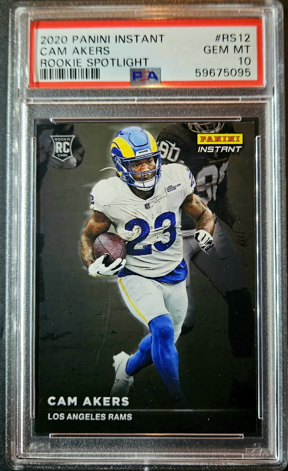 Cam Akers Panini Instant Rookie Spotlight #RS12 Base