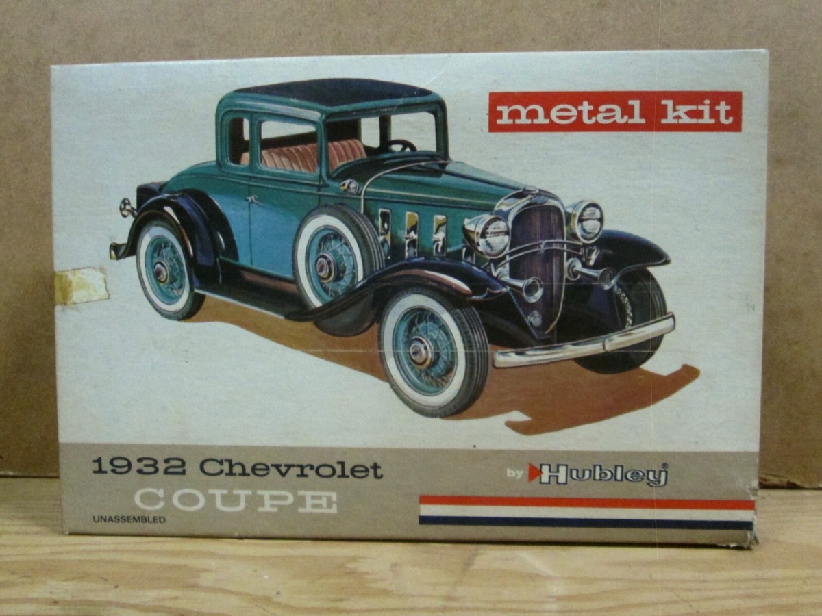 1932 CHEVROLET COUPE, HUBLEY Metal Model Kit, c. 1963