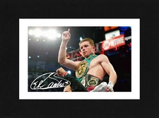 8X6 Mount CANELO ALVAREZ Signed Autograph PHOTO Gift Boxing Print Ready to Frame