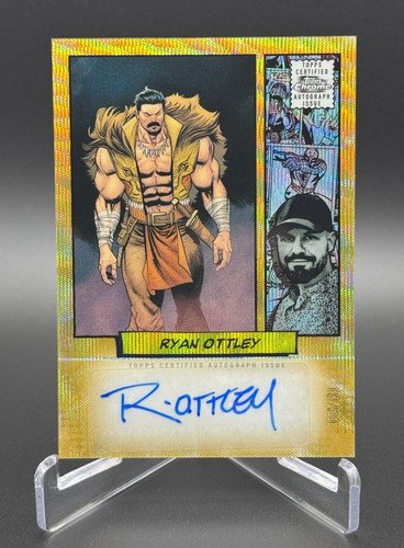 RYAN OTTLEY [Red Refractor] #CA-RO Marvel 2024 Topps Chrome Authentic Marvel Comic Book Artist Autograph card