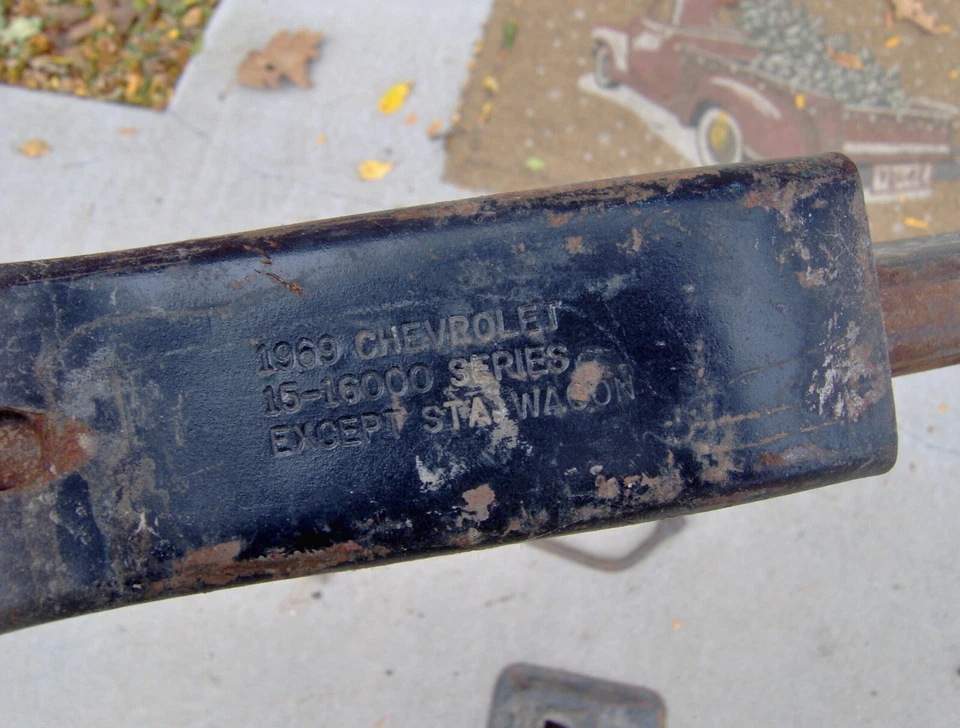1969 69 chevy impala ss 427 caprice bel air biscayne bumper jack assembly dated - Image 3 of 4