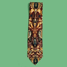 The Beerage Collection Men Dress Tie All Silk Made in USA 3.75" wide 58" long