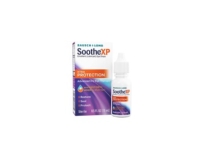 Bausch + Lomb Soothe XP Dry Eye Drops Xtra Protection Lubricant Drops 0.5 oz.