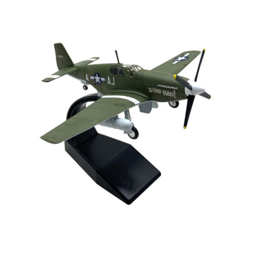 1/72 WW2 P-51B Mustang Fighter Alloy Aircraft Model Military Plane Souvenir Gift - Photo 1/16