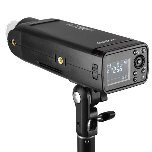 Godox AD200 Pro TTL Studioblitzgerät + Lampenhalter +140cm Softbox +C Ständer - Bild 7 von 12