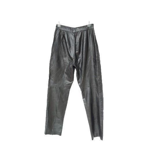 Vaqueros vintage de cuero Negro para Mujeres