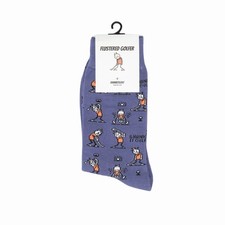Golf Socks Funny Gift Flustered Golfer Men One Size Fits Most Size 9-13
