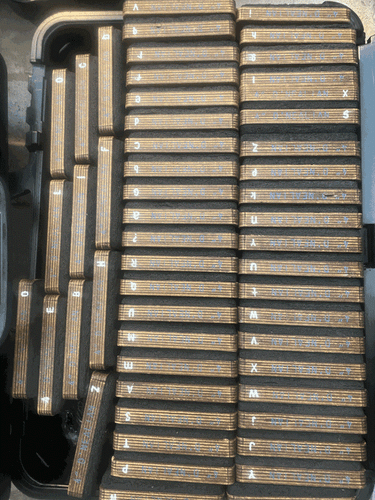 Giant lot of 175 Ellison Dies Wood Blocks, letters/numbers, holidays, LG & small - Picture 2 of 15