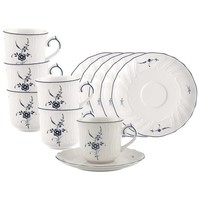 Villeroy & Boch Vieux Luxembourg Kaffeetasse Mit Untertasse 120 Ml 6Er Set