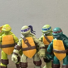 Lot Of 4 2012 Viacom Ninja Turtles 