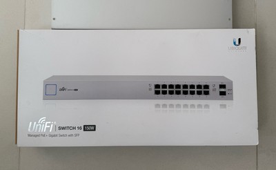 Ubiquiti UniFi US-16-150W Gigabit Layer-2 PoE Managed Switch 16 Port + 2 SFP 150