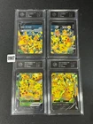 Pikachu V-union Promo 109/S-P - 112/S-P Combination Set  Grade 10