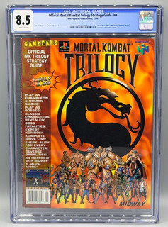 Mortal Kombat Trilogy The Official Strategy Guide Sony PlayStation PS1 CGC 8.5