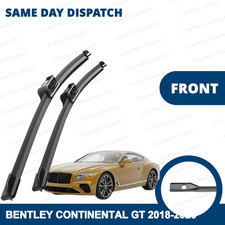 Front Windscreen 24" 21" Wiper Blades Pair for Bentley Continental Gt 18-26