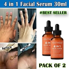 Hyaluronic Acid Serum Anti-Aging Face Moisturizer 100% Pure Medical Formula 1 oz