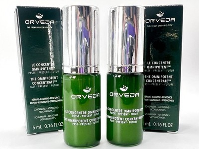 2x Orveda The Omnipotent Concentrate Serum Potent Anti-Aging 10mL Luxury Skin
