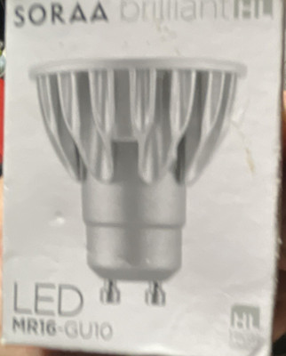 SORAA LED MR16 GU10 7W Reflector Bulb Warm White 2700K-3000K 400-799lm