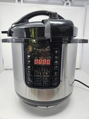 MegaChef 8-Qt. Digital Pressure Cooker NEW