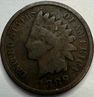 1889 Indian Head Cent Exact Coin Imaged #IND830