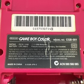 Nintendo GameBoy Color Handheld CGB-001 1987 Original + 5 Game Cartridges