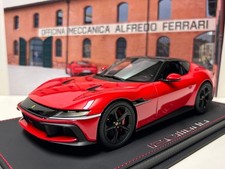 New Release BBR 1 18 Ferrari 12 Cilindri Panoramic roof Rosso corsa Ferrari P182