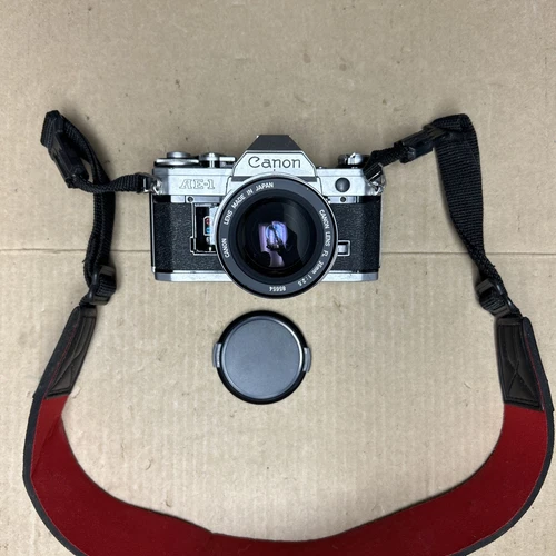 Canon AE-1 SLR Camera Tested *No Battery Cover*