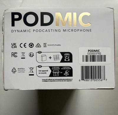 Rode PodMic Dynamic Podcasting Microphone for sale online | eBay