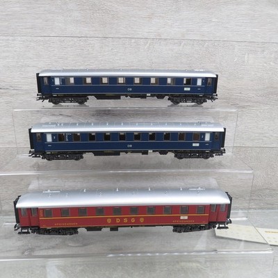 MÄRKLIN aus Set 29845 - H0 - DSG, DB - 3x Personenwagen 555, 16 452Esn - #N19561