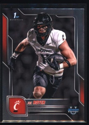 2025 Bowman University Chrome #120 Joe Royer Cincinnati Bearcats