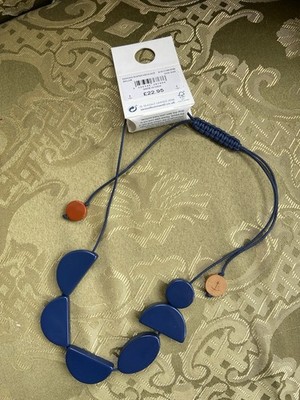 Seasalt Cornwall Dancing Shapes Ceramic Necklace New  S5