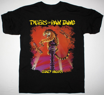 Tygers of Pan Tang Band Crazy Nights T-shirt S to 5XL