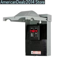 AC Outdoor Disconnect Enclosure Box 60-Amp 120/240V Safety Power Cut/Shut Off