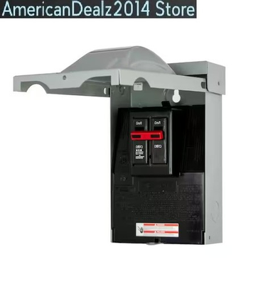#ad AC Outdoor Disconnect Enclosure Box 60 Amp 120 240V Safety Power Cut Shut Off $44.82
