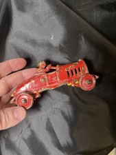 AC WILLIAMS CAST IRON BOAT TAIL RACE CAR