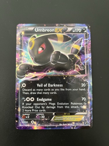 Pokemon Umbreon EX 55/124 Fates Collide Holo