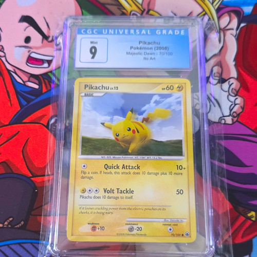 Pikachu graded CGC 9 for sale on eBay