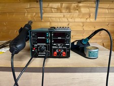 YIHUA 853D Hot Air Station, 15V 2A DC Power Supply, Digital Soldering Station