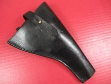 WWI Era British Army Leather Holster for Webley 455 Revolver - Original - NICE
