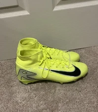 Nike Zoom Superfly 10 Pro FG Volt Black HF9433-700 Men's 11 Soccer Cleats Boots