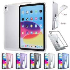 TPU Clear Case for iPad A16 11th/10th Gen Air 4 5 10.9" Shockproof Back Cover