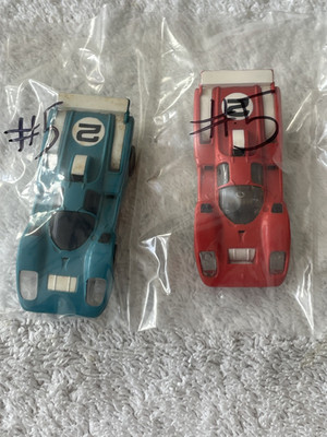 2 Aurora AFX Slot Car #1763 FERRARI 512M #2 RUNS!!