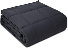 Weighted Blanket 12Lbs Queen Size Dark Grey 60"X80" Weighted Blankets for Heavy