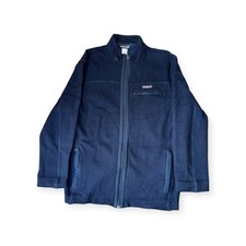 Patagonia Fleece Full Zip Men’s XL Navy Blue Jacket