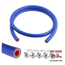 5Ft x ID Silicone Heater Hose - Reinforced High Temp Silicone Kit with 3/8"