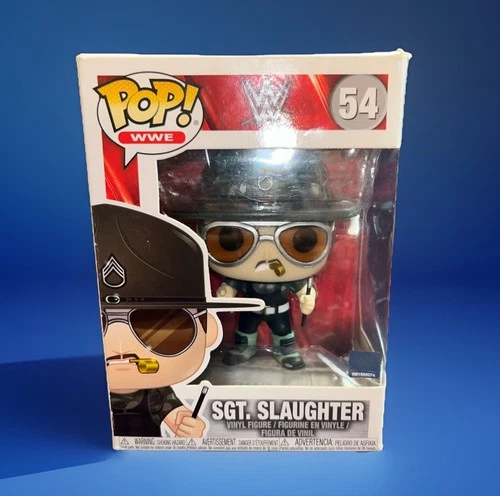 Brand New & Rare Funk Pop! WWE Sergeant Slaughter Release 54 Vinyl Figure