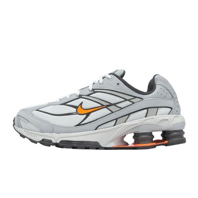 Nike Shox Ride 2 Light Smoke Grey Total Orange Men Casual Shoes