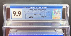 Elden Ring Nightreign CGC Graded 9.9 A++ PS5 PlayStation 5 Sealed New Game